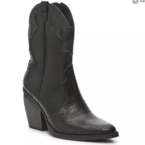 Mix No. 6 Black Brycen Cowboy boots